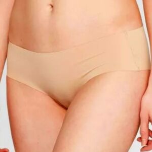 Second Skin Panties Smooth Seamless Baby Blue Or Beige, In Keepsake Box